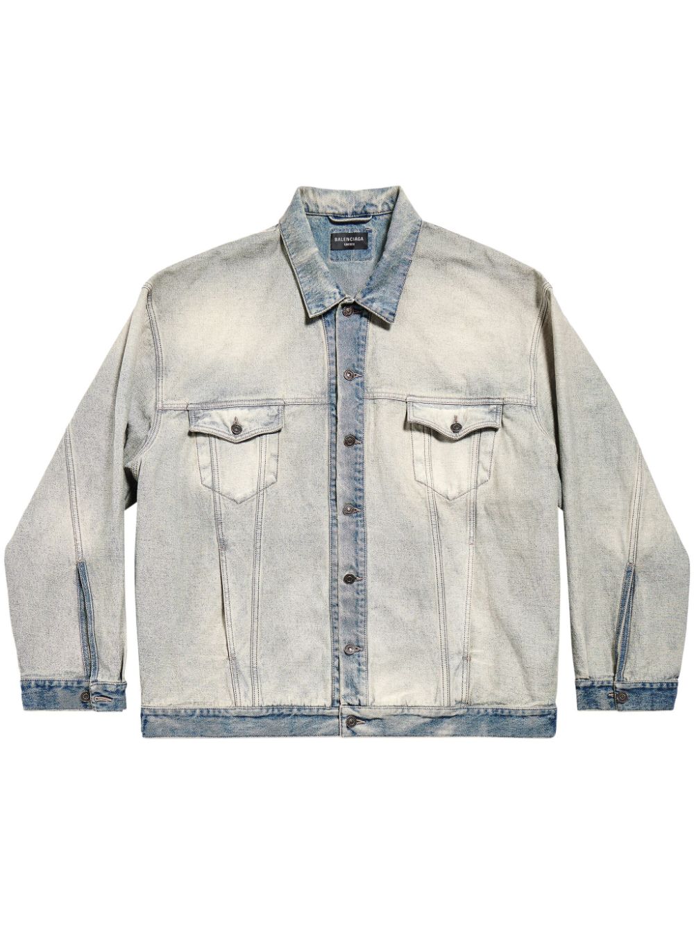 Balenciaga washed denim jacket