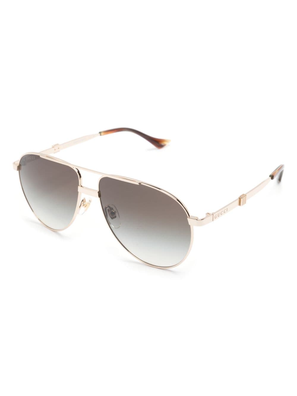 Gucci Eyewear gradient pilot-frame sunglasses - Image 2