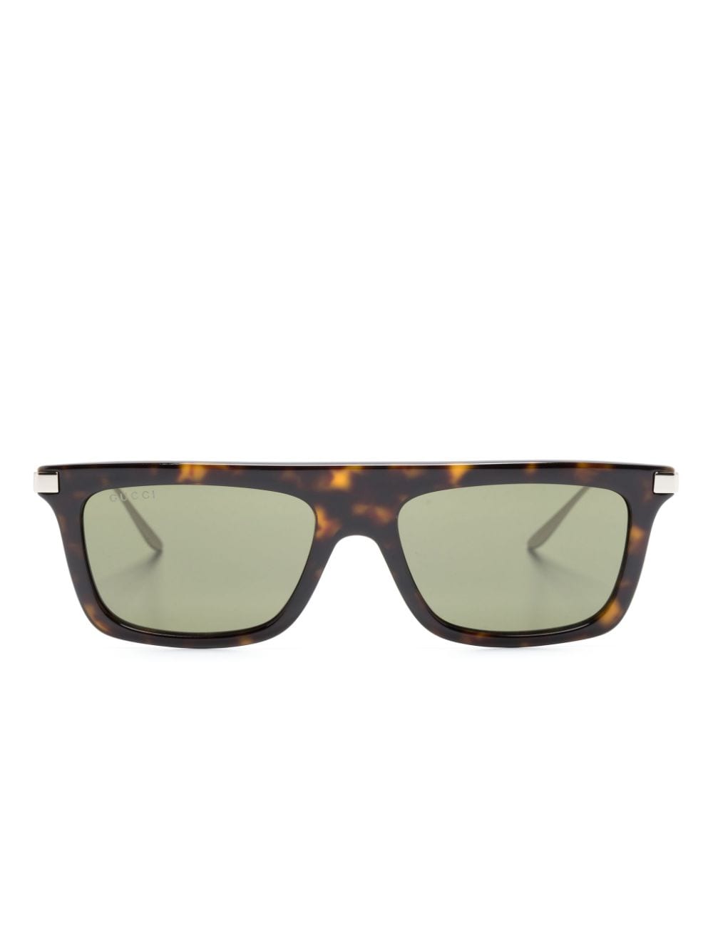 Gucci Eyewear tortoiseshell rectangle-frame sunglasses