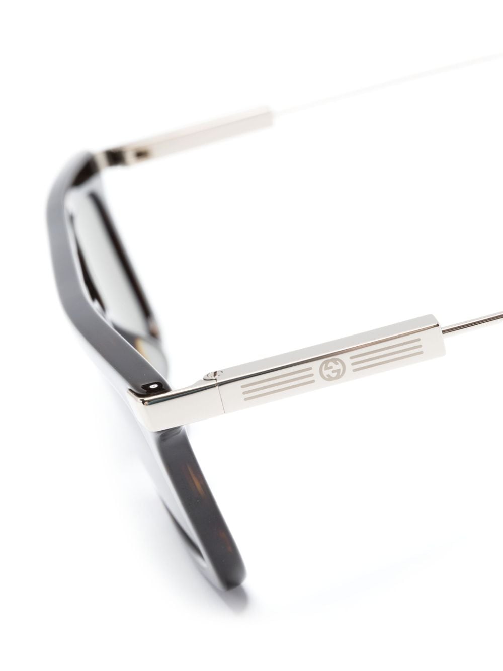 Gucci Eyewear tortoiseshell rectangle-frame sunglasses - Image 3