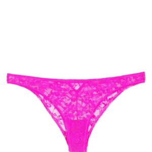 Fleur Du Mal  floral-lace cut-out briefs
