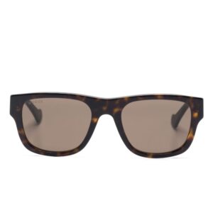 Gucci Eyewear tortoiseshell-effect square-frame sunglasses