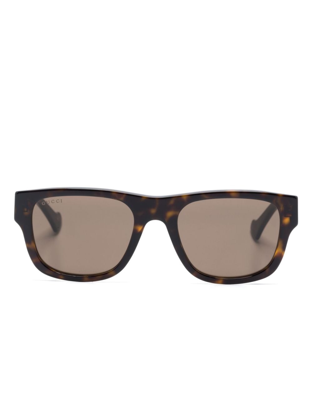 Gucci Eyewear tortoiseshell-effect square-frame sunglasses