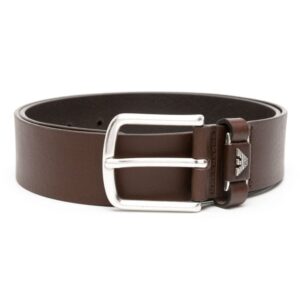 Louis Vuitton logo-plaque leather belt