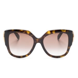 Gucci Eyewear logo-plaque round-frame sunglasses