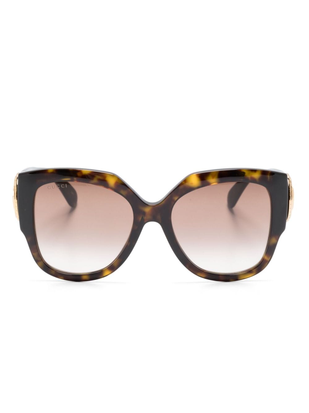 Gucci Eyewear logo-plaque round-frame sunglasses