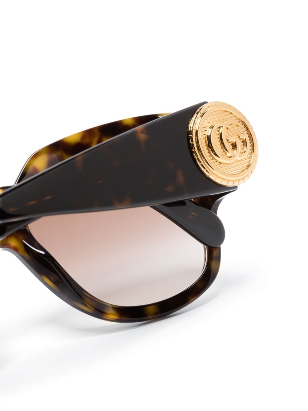 Gucci Eyewear logo-plaque round-frame sunglasses - Image 3