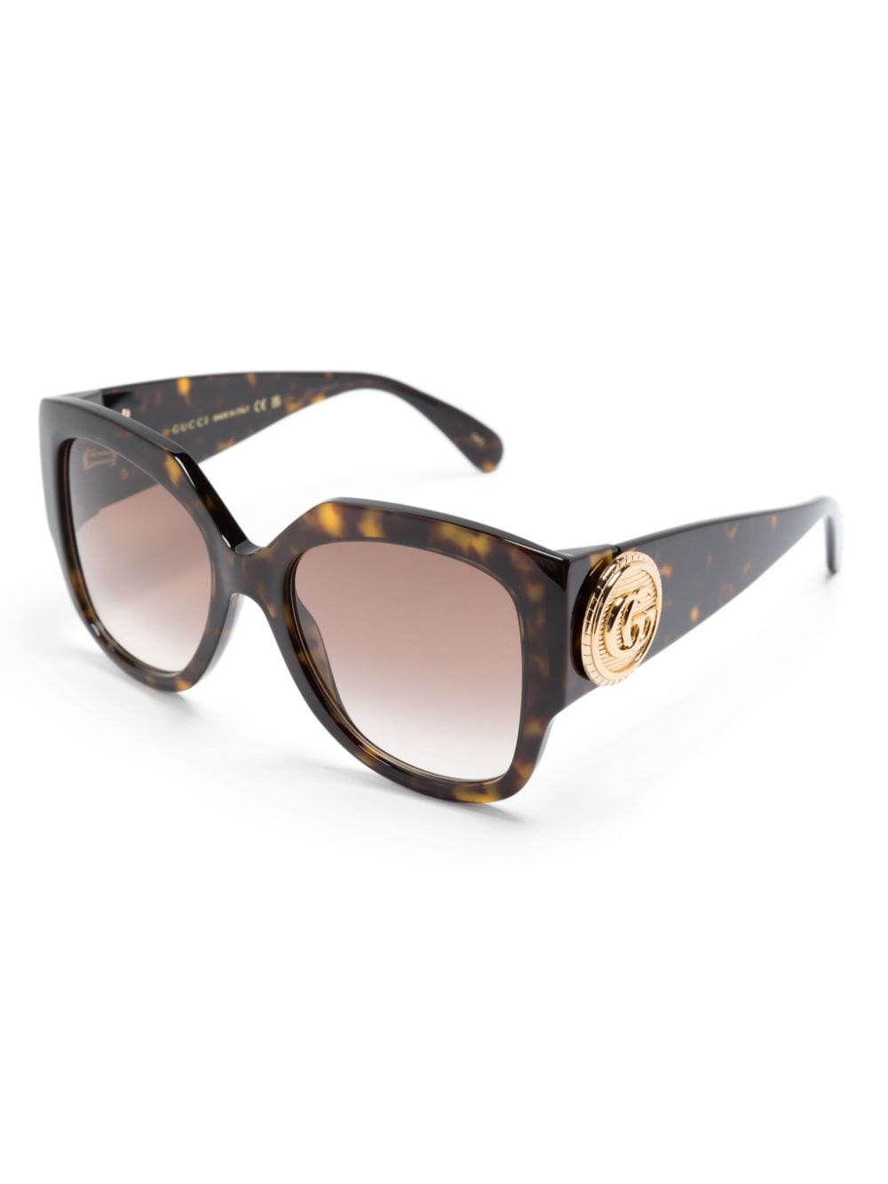 Gucci Eyewear logo-plaque round-frame sunglasses - Image 2