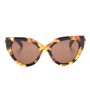 Gucci Eyewear logo-plaque cat eye-frame sunglasses