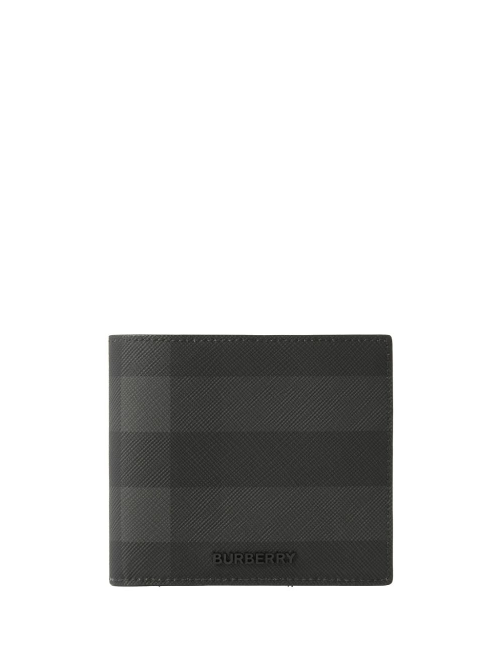 Burberry checked bi-fold wallet