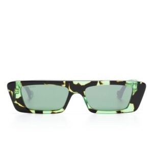 Gucci Eyewear tortoiseshell rectangle-frame sunglasses