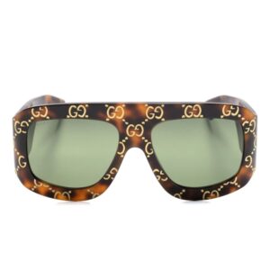 Gucci Eyewear GG monogram pilot-frame sunglasses