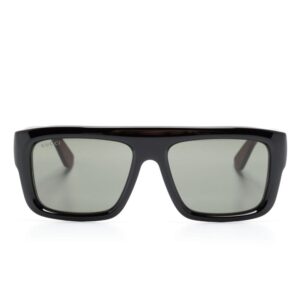 Gucci Eyewear logo-print square-frame sunglasses