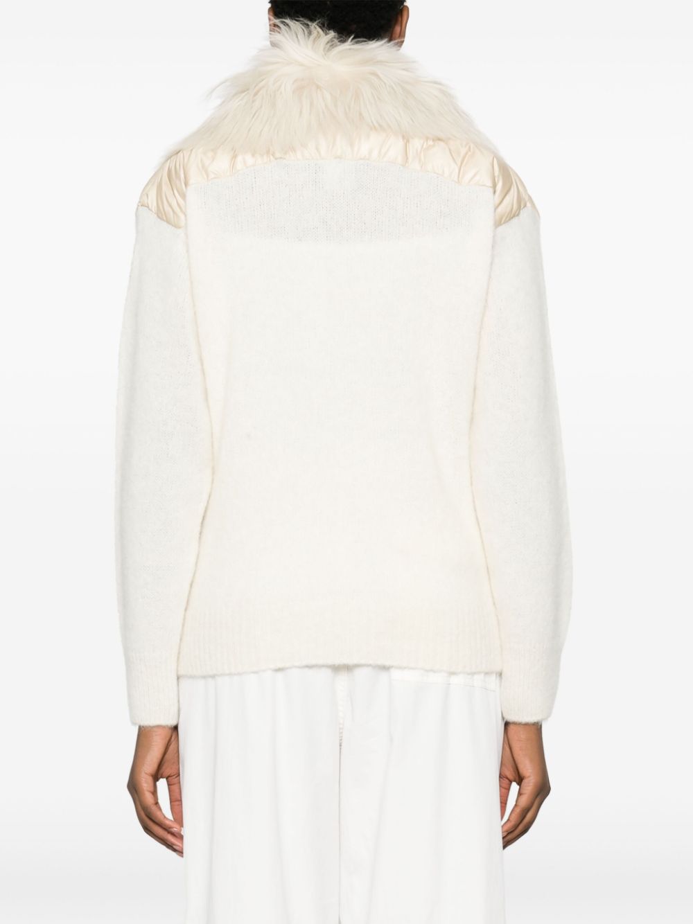 Moncler Grenoble panelled knitted down jacket - Image 4