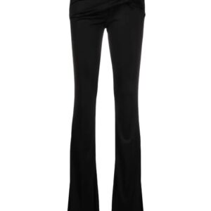 Versace  x Dua Lipa knotted flared trousers