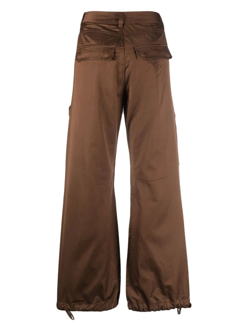 Diesel cargo-pocket cotton-blend flared trousers - Image 2