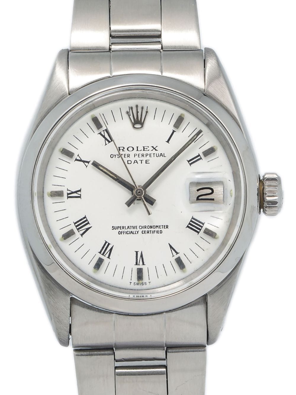 Rolex pre-owned Oyster Perpetual Date 34mm - Image 2