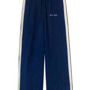 Palm Angels  side-stripe chambray trousers