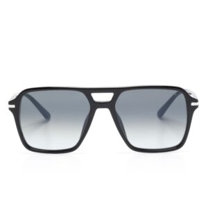 Prada Eyewear logo-plaque pilot-frame sunglasses