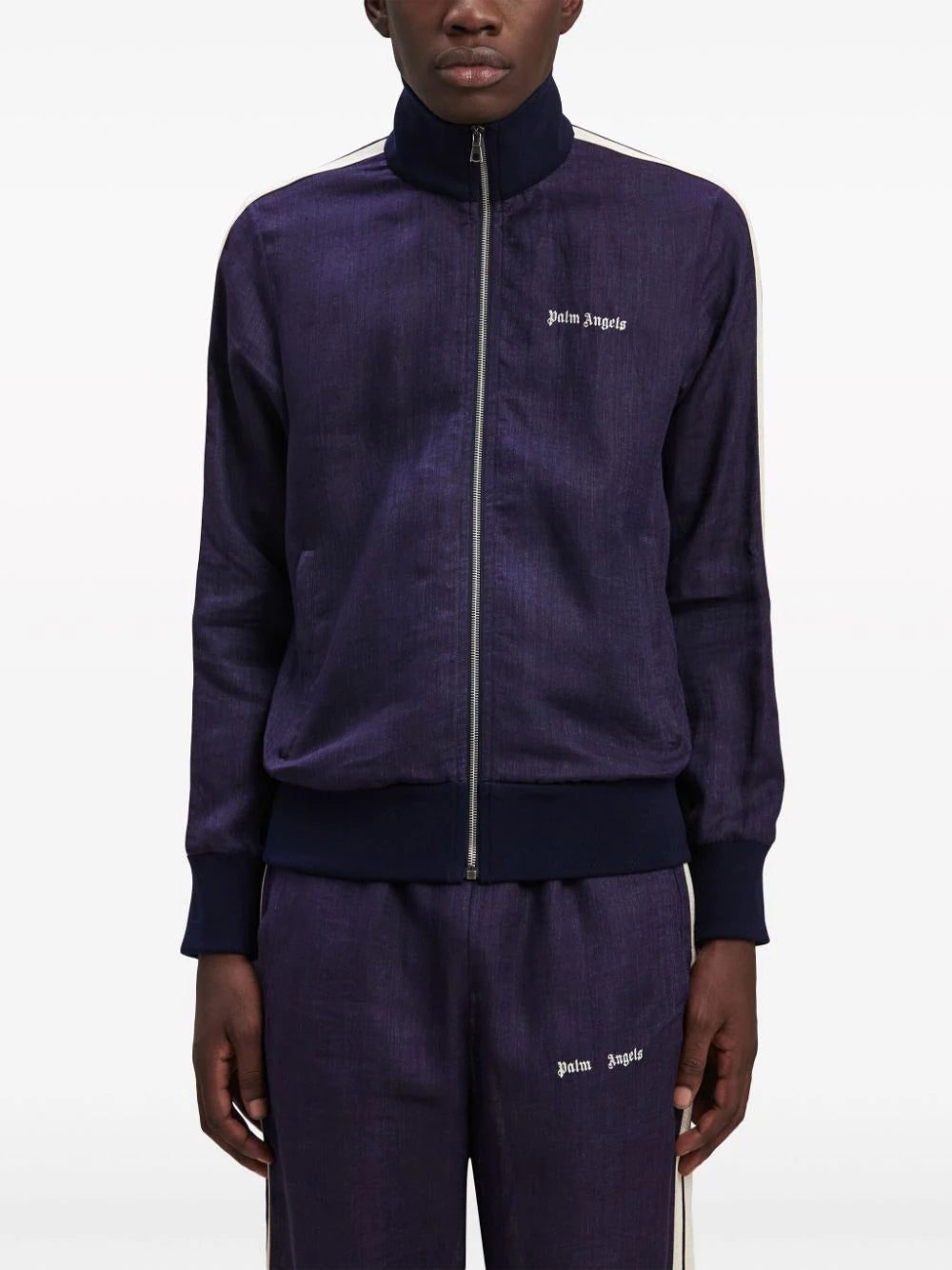 Palm Angels logo-embroidered track jacket - Image 3