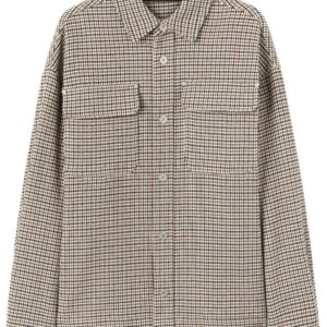 Palm Angels  logo-print checked overshirt