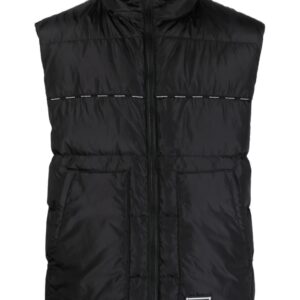 Versace Jeans Couture  logo-print reversible padded gilet