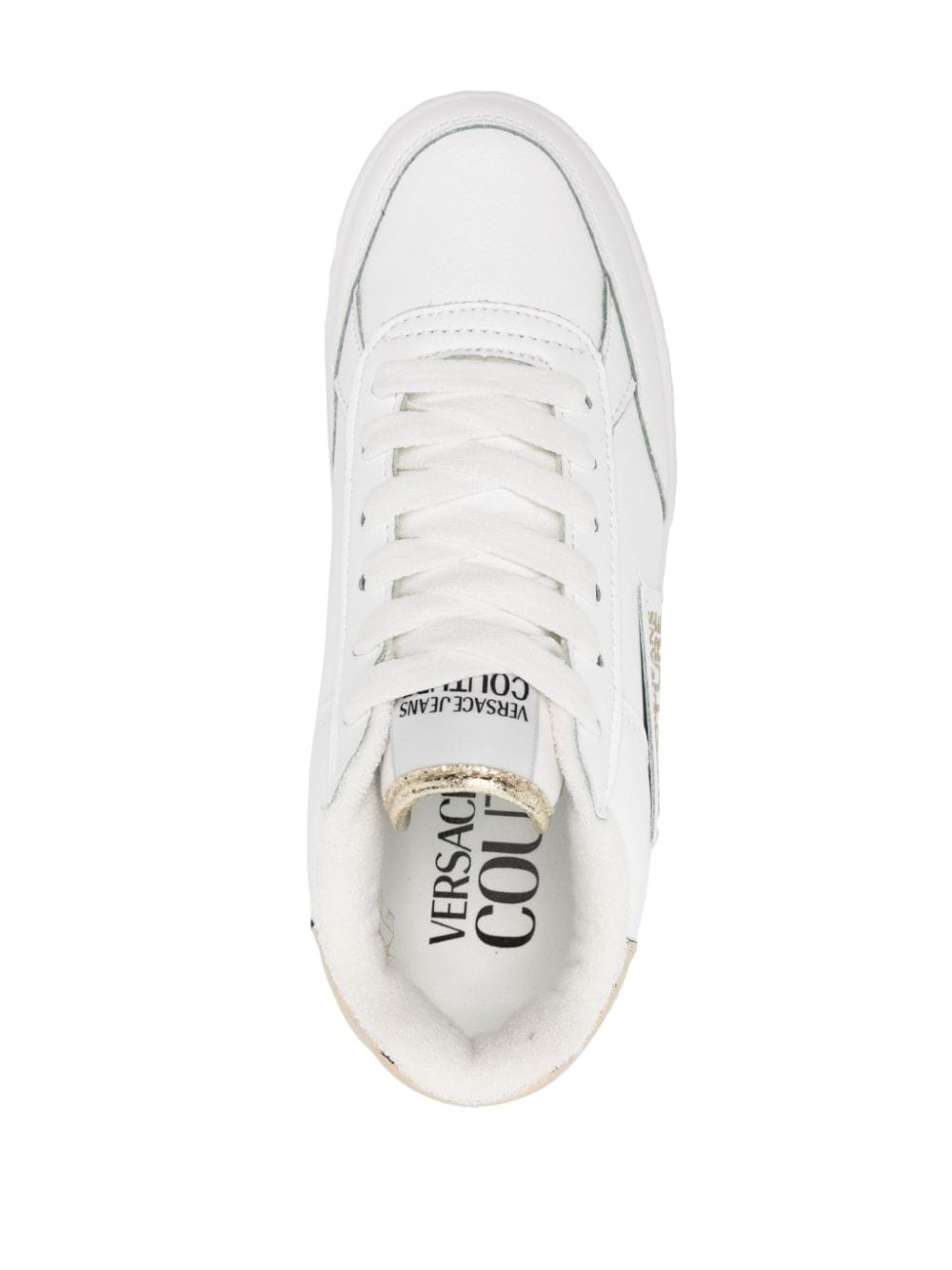 Versace Jeans Couture Meyssa logo-patch sneakers - Image 4