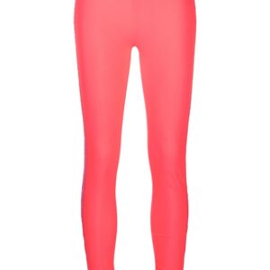 Versace Jeans Couture  logo-tape cropped leggings