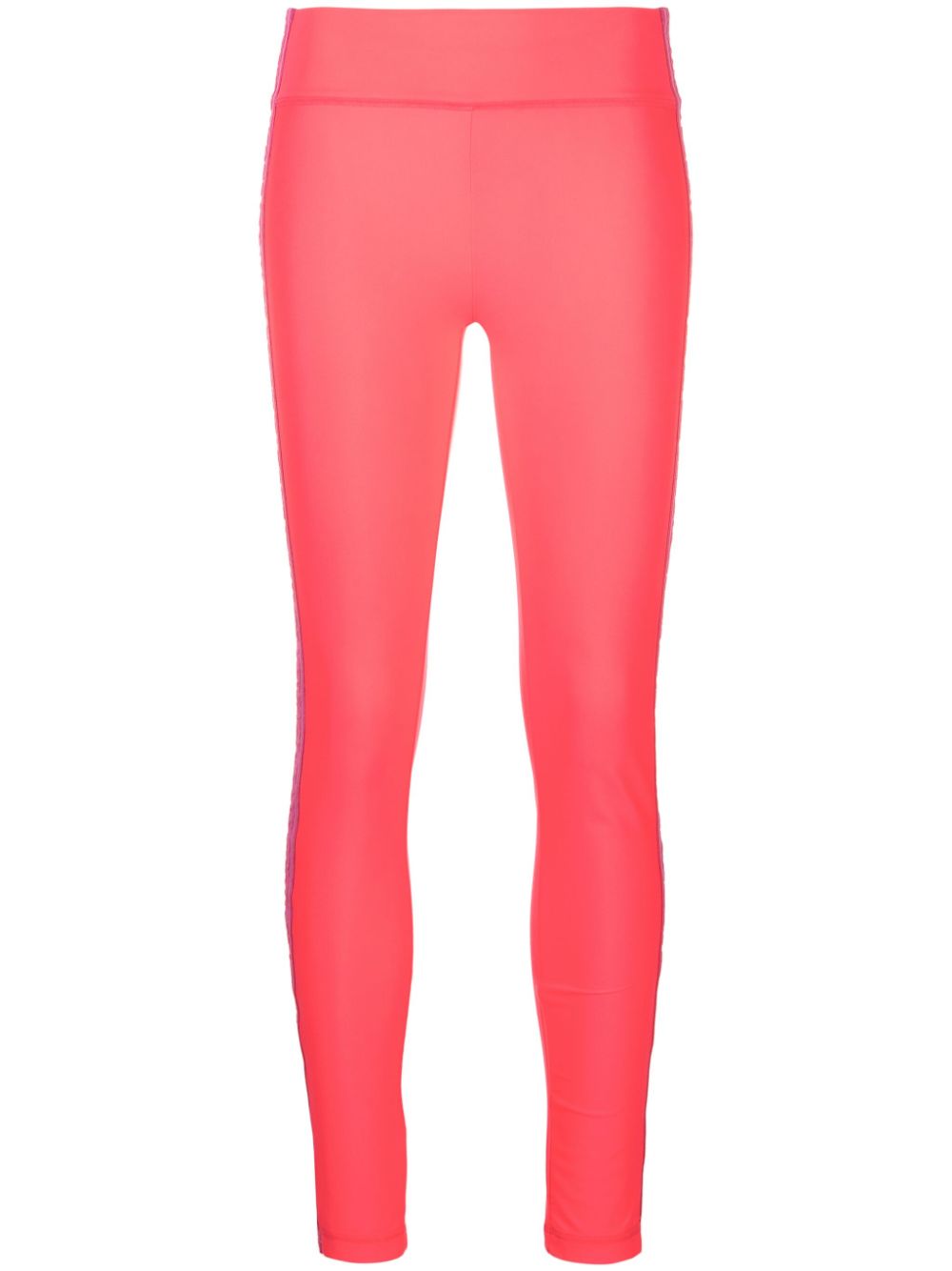 Versace Jeans Couture logo-tape cropped leggings
