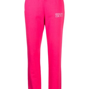 Versace Jeans Couture  logo-embroidered cotton track pants