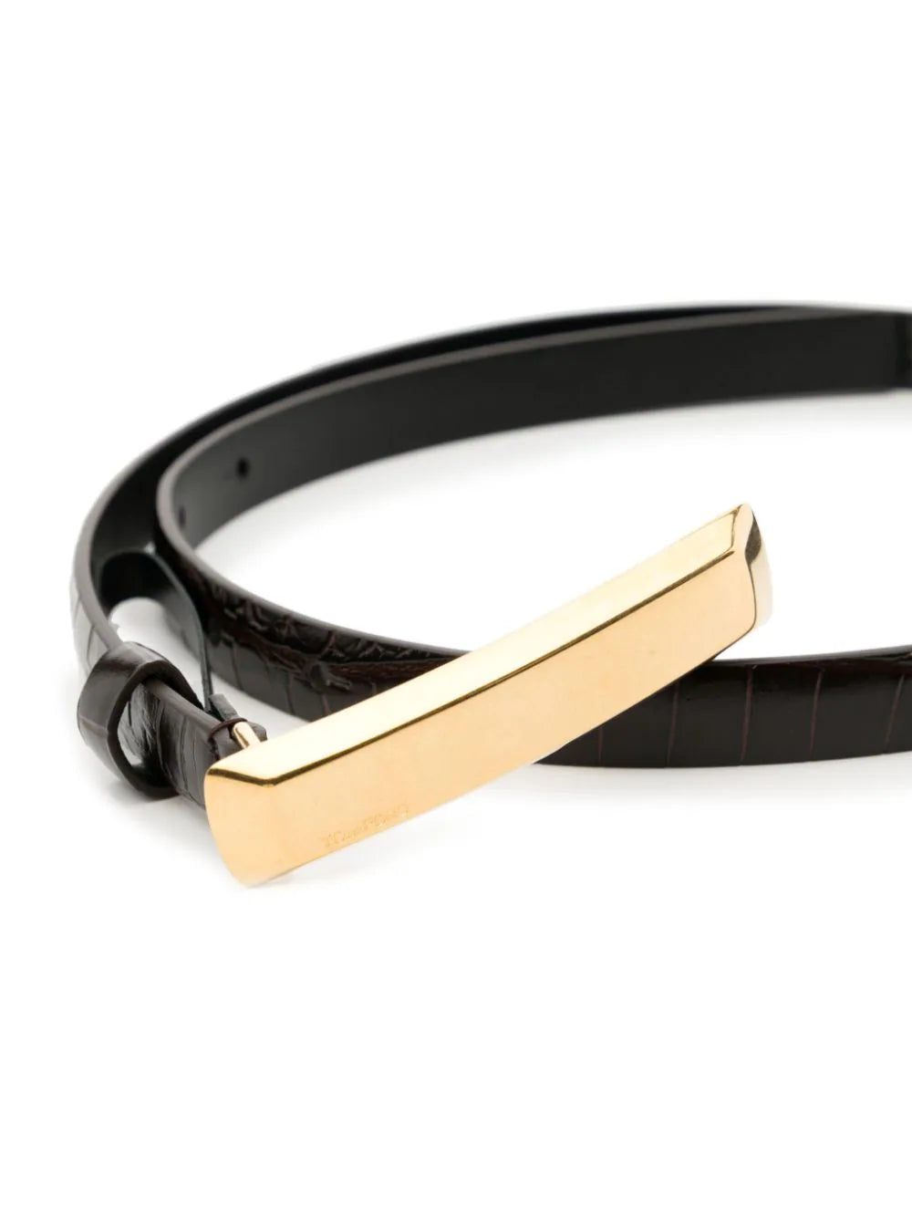 TOM FORD crocodile-embossed leather belt - Image 2