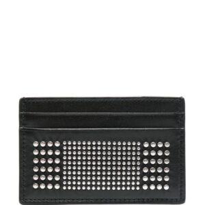 Alexander McQueen studded leather card holder