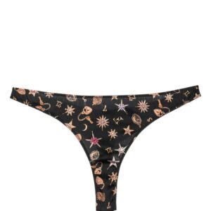 Fleur Du Mal  Luxe graphic-print thong