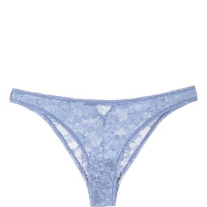 Fleur Du Mal  Le Stretch floral-lace cheeky briefs