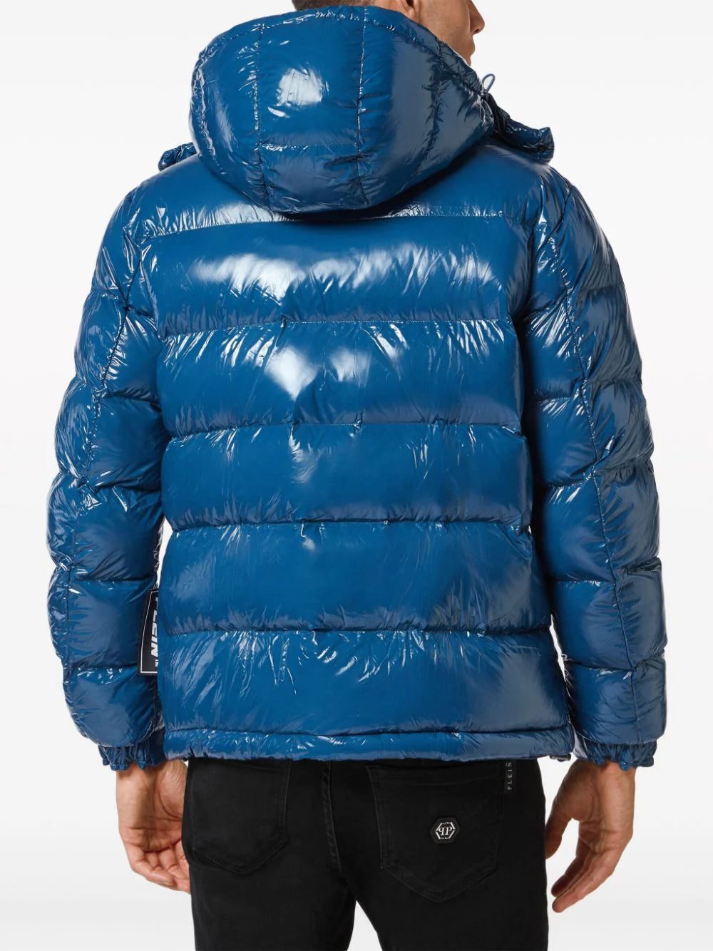 Philipp Plein Hexagon logo-plaque padded jacket - Image 4