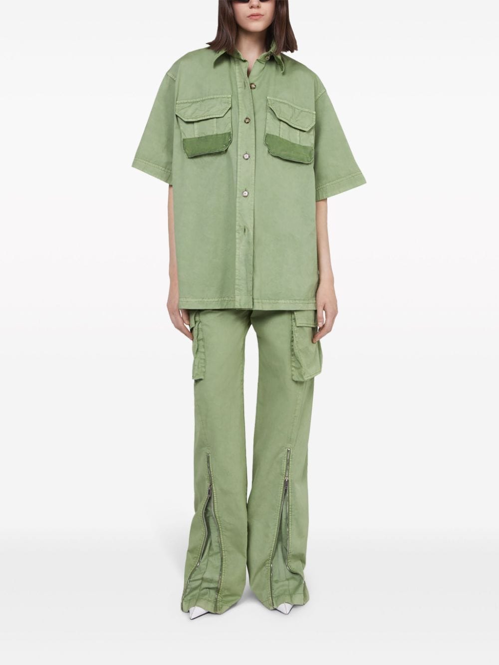 Stella McCartney short-sleeve cotton shirt - Image 2