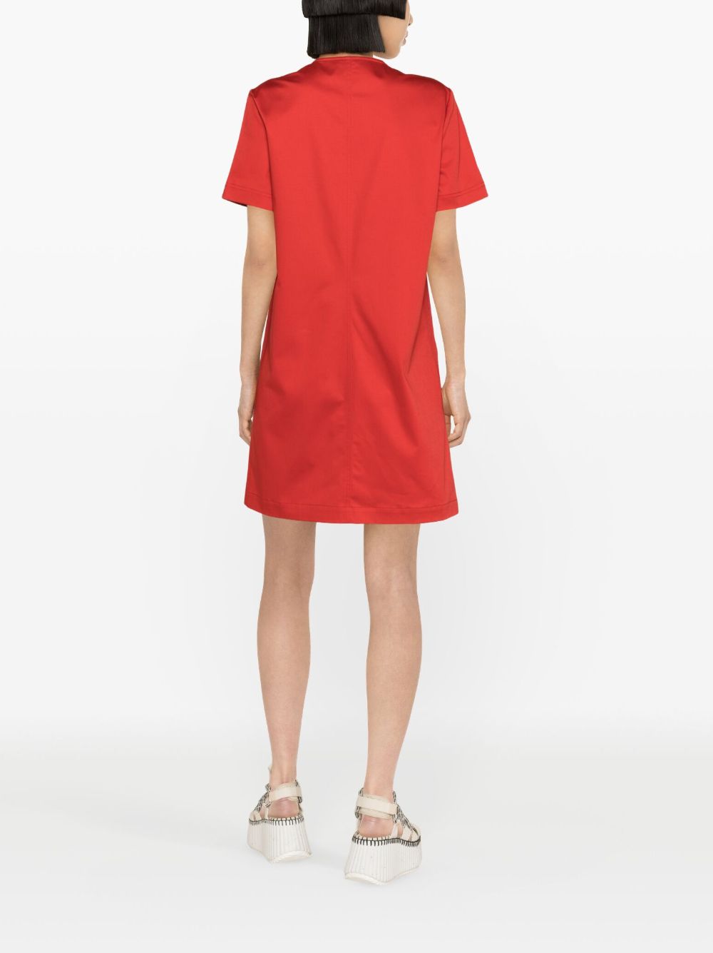 MOSCHINO JEANS A-line heart-patch minidress - Image 4