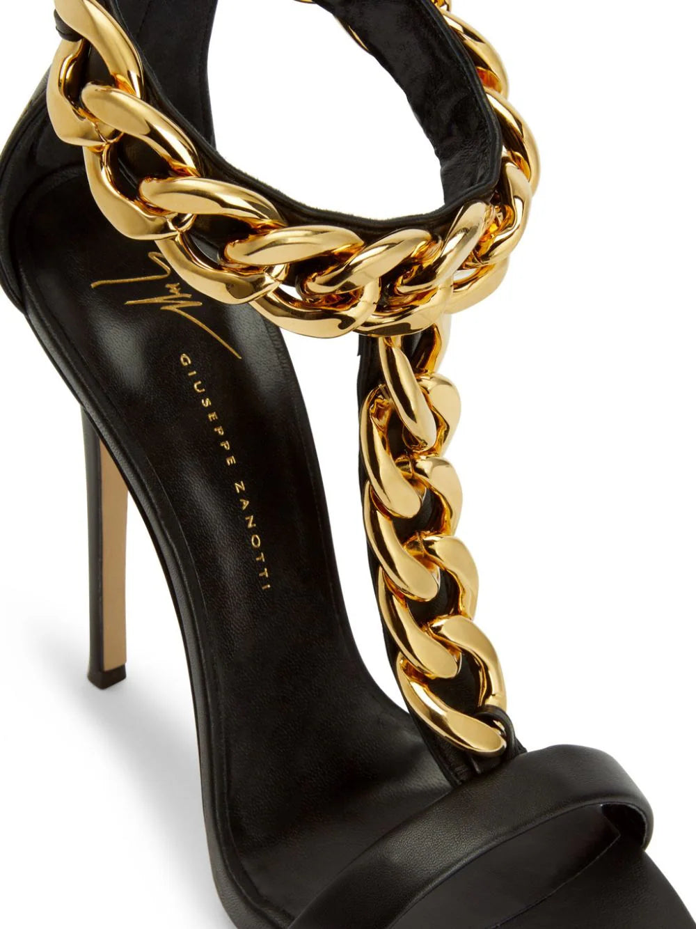 Giuseppe Zanotti Elsie chain leather sandals - Image 4
