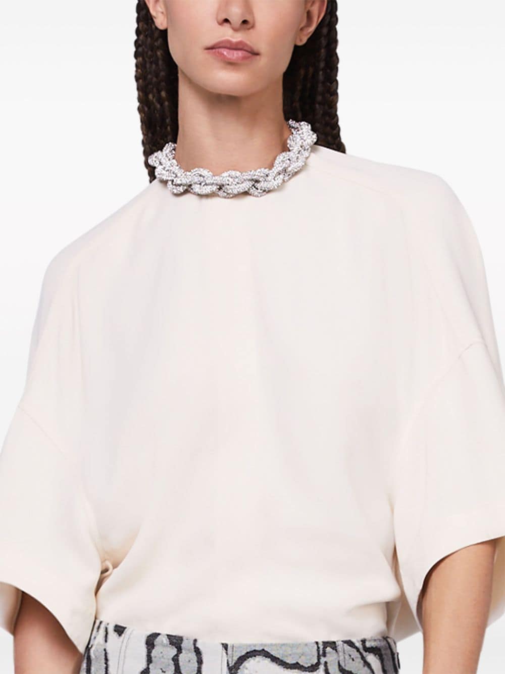 Stella McCartney Falabella crystal-embellished blouse - Image 2