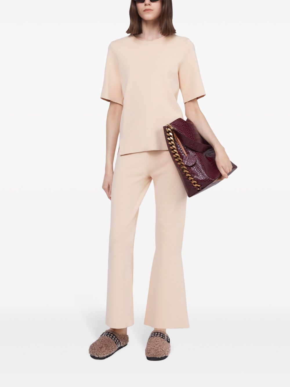 Stella McCartney fine-knit flared trousers - Image 2