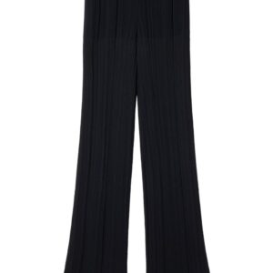 Stella McCartney  straight-leg plissé-effect trousers