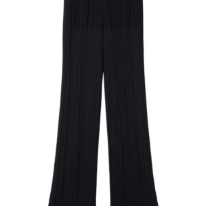 Stella McCartney  straight-leg plissé-effect trousers