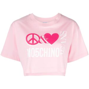 Moschino logo-print cotton T-shirt