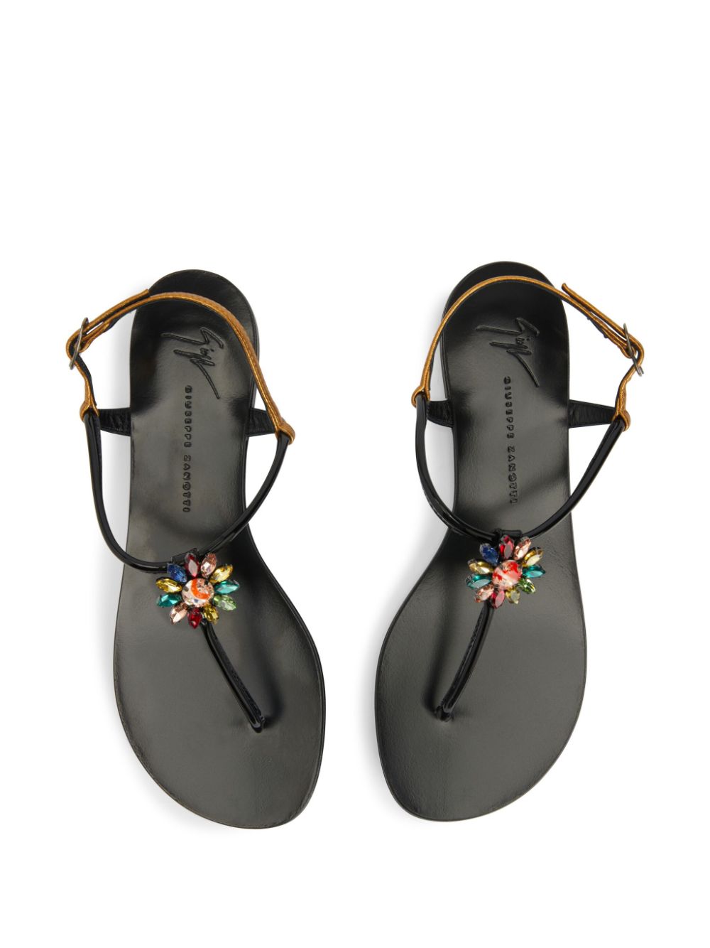Giuseppe Zanotti Noussa floral-appliqué sandals - Image 4