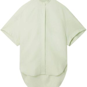 Stella McCartney drop-shoulder collarless shirt