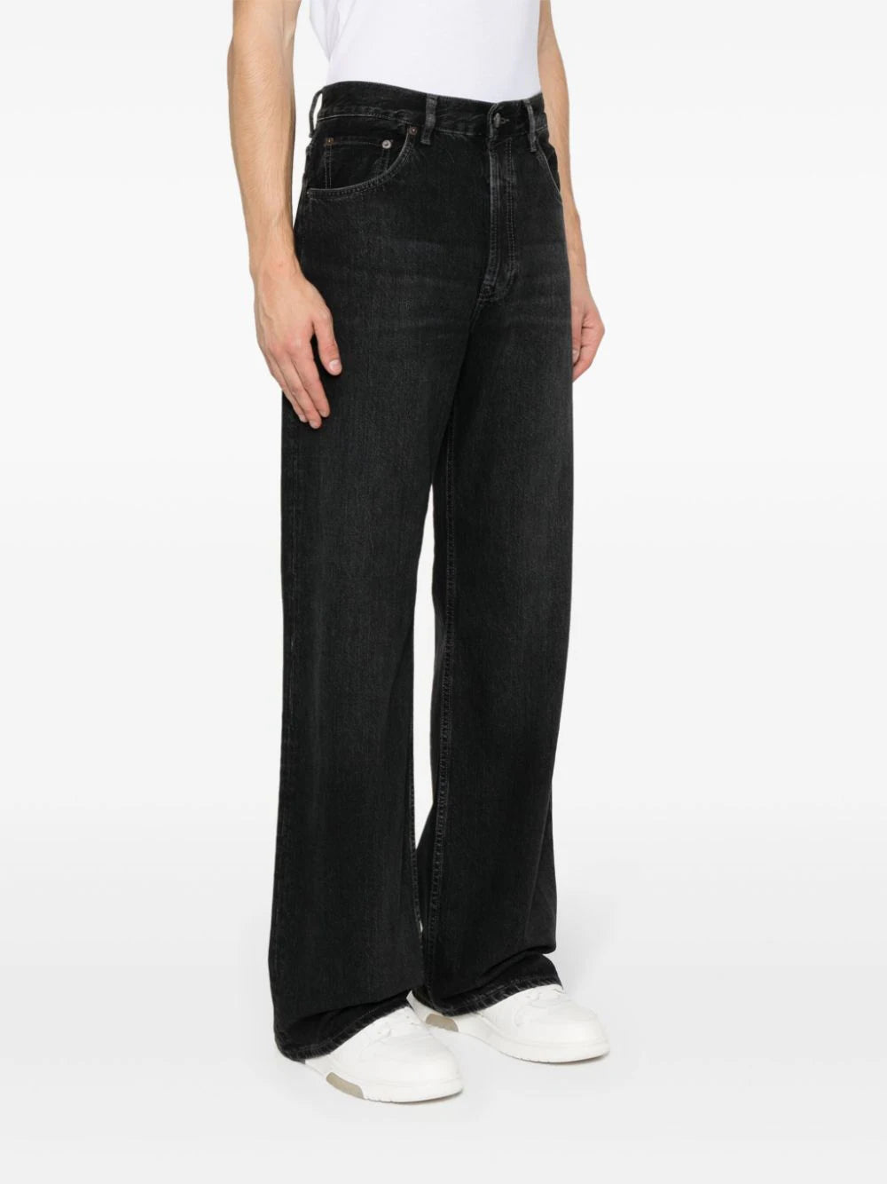 Acne Studios mid-rise wide-leg jeans - Image 3