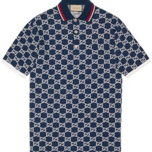 Gucci  GG jacquard cotton polo shirt