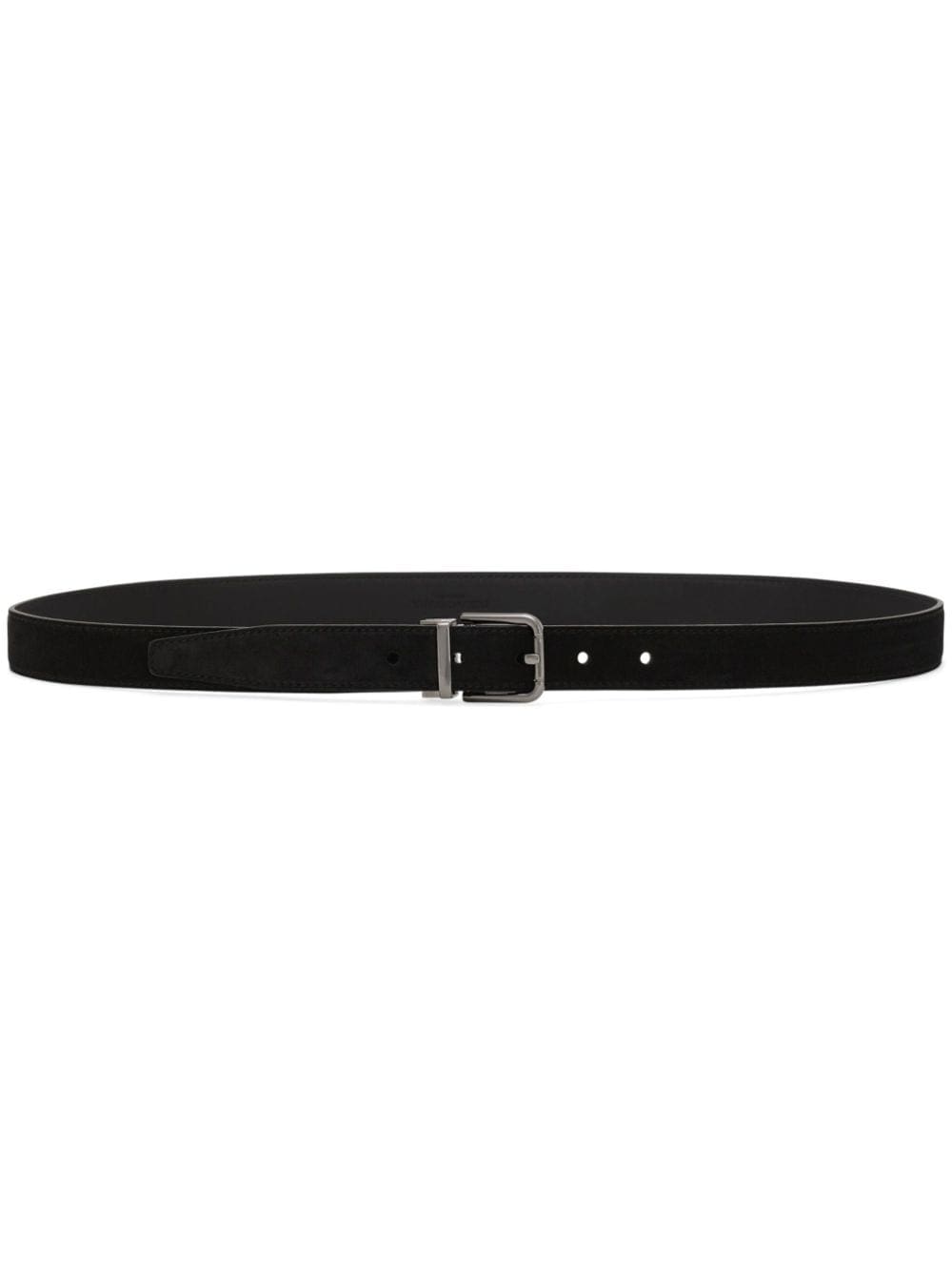 Louis Vuitton logo-engraved leather belt