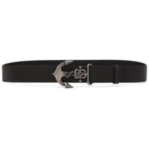 Louis Vuitton logo-plaque leather belt