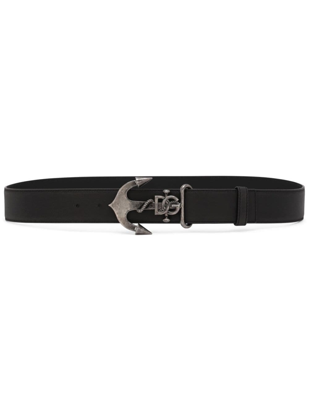 Louis Vuitton logo-plaque leather belt